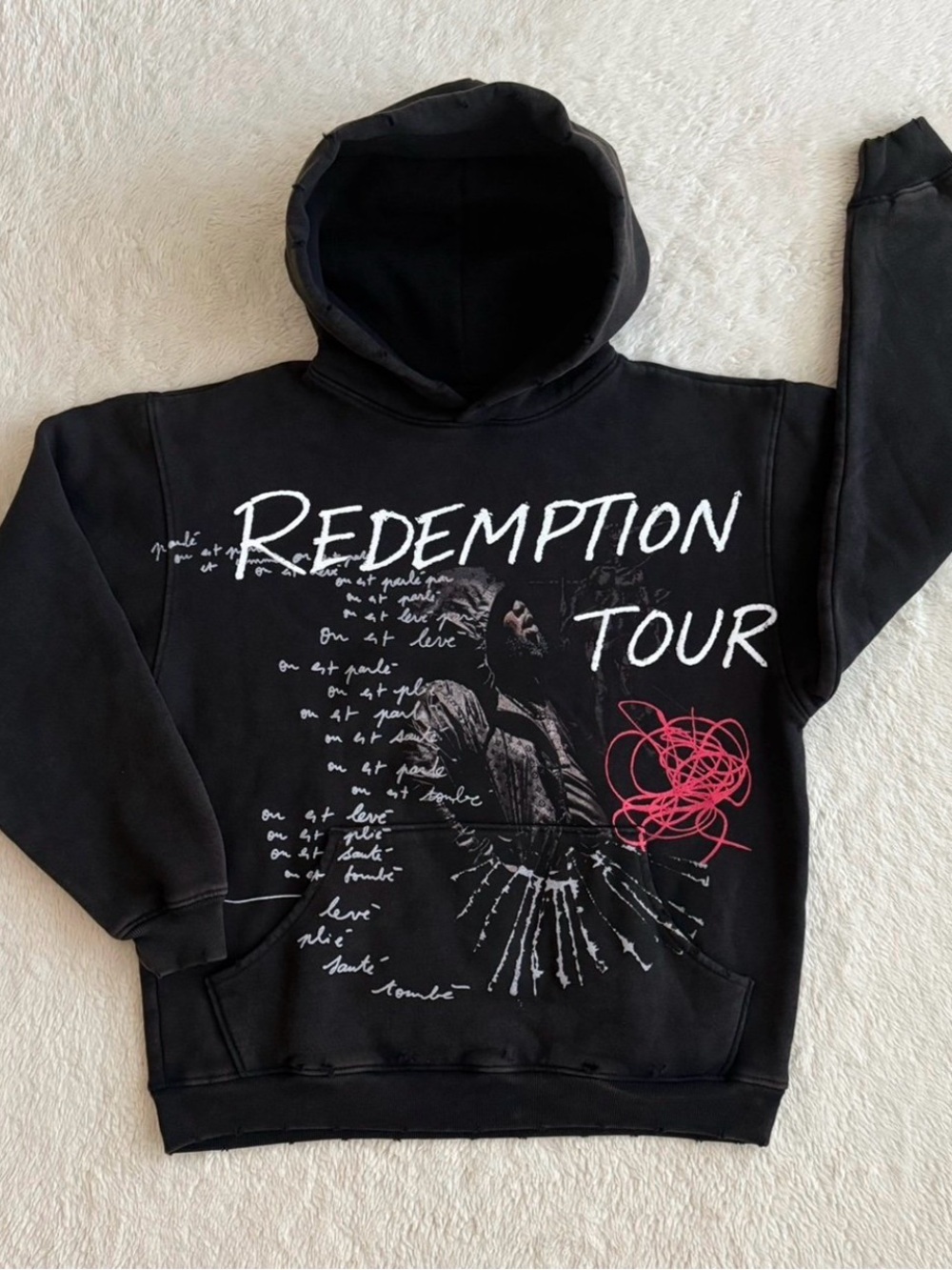 Men’s Rod Wave Redemption Tour Hoodie, Heavyweight, Size Small, NEW